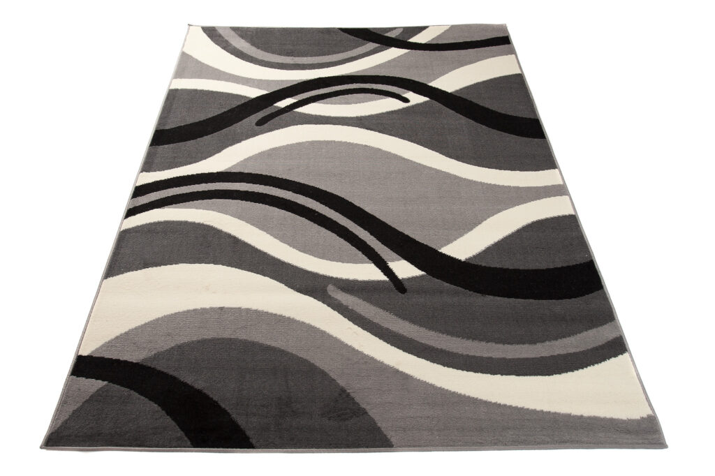 Vloerkleed Dream Grijs Creme Geometrisch Golven