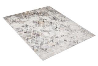 Vloerkleed Valley Grijs Rood Vintage Trellis
