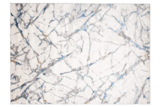 Vloerkleed Valley Grijs Blauw Modern Lijnen