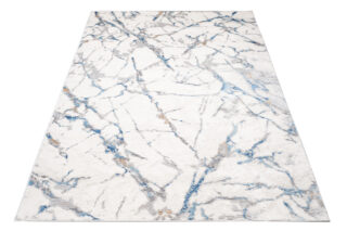 Vloerkleed Valley Grijs Blauw Modern Lijnen