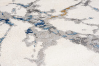Vloerkleed Valley Grijs Blauw Modern Lijnen