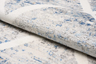 Vloerkleed Valley Grijs Blauw Geometrisch Geruit