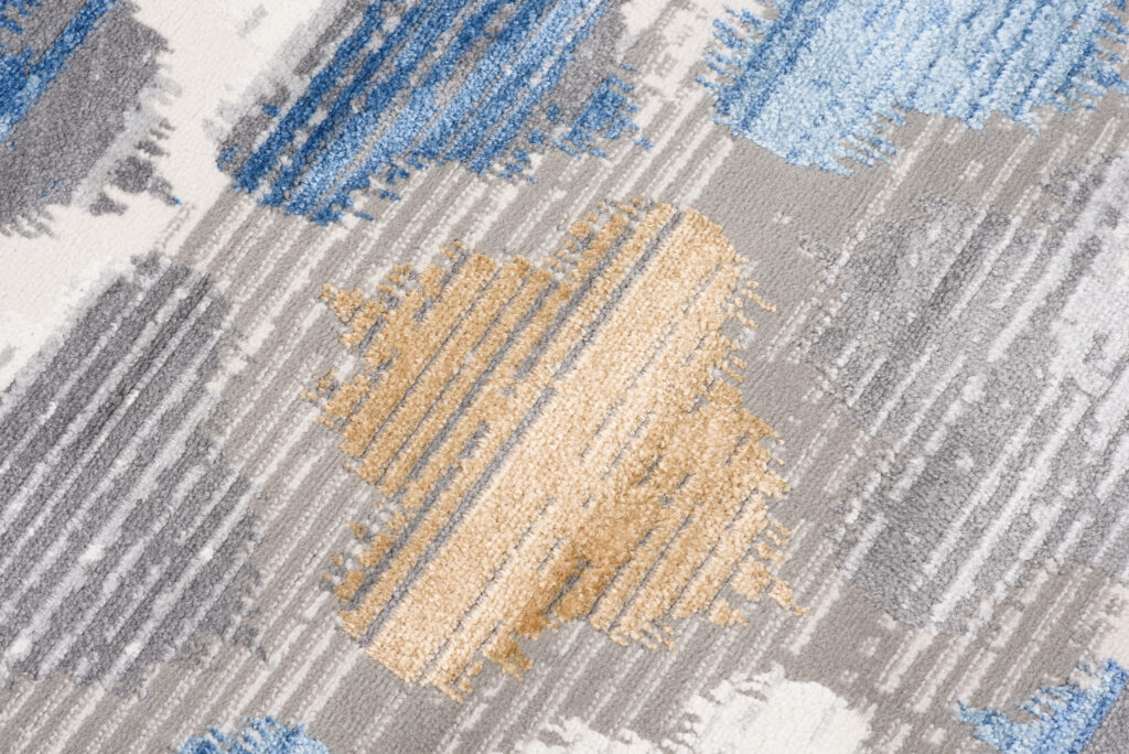 Vloerkleed Valley Grijs Blauw Marokkaanse Trellis