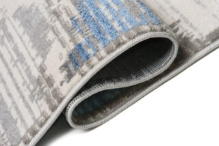 Vloerkleed Valley Grijs Blauw Marokkaanse Trellis