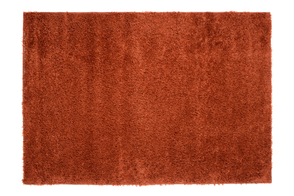 Vloerkleed Essence Shaggy Effen Terracotta
