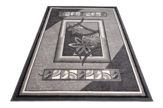Vloerkleed Dream Grijs Geometrisch Bloemen Frame