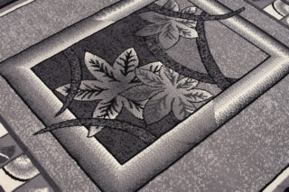 Vloerkleed Dream Grijs Geometrisch Bloemen Frame