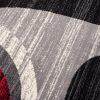 Vloerkleed Dream Modern Licht Grijs Rood Golven