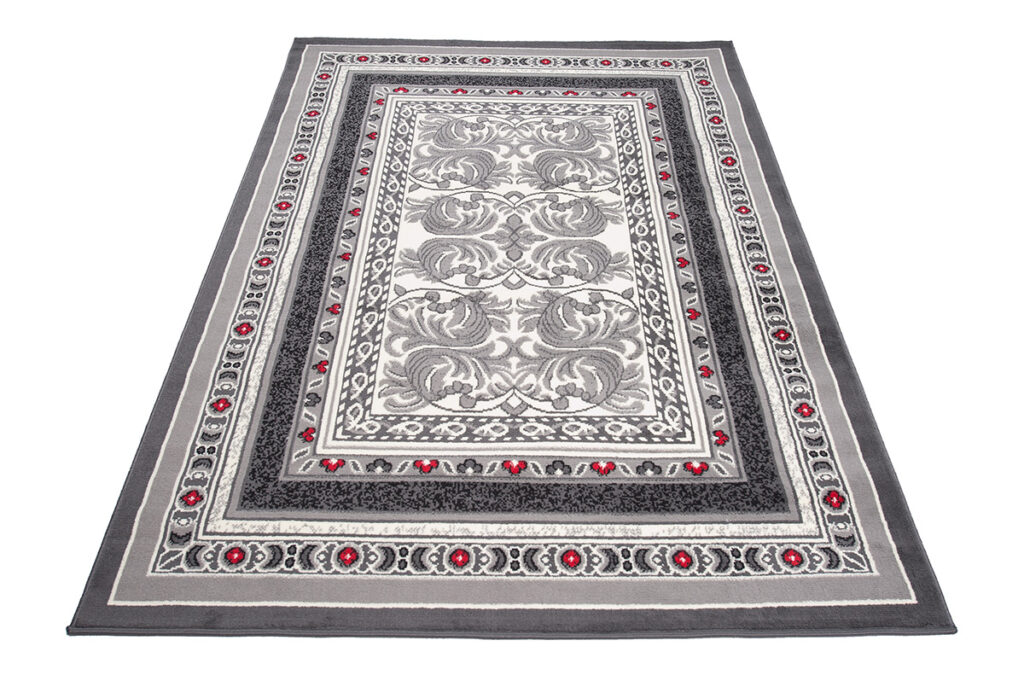 Vloerkleed Dream Traditioneel Grijs Rood Ornamenten