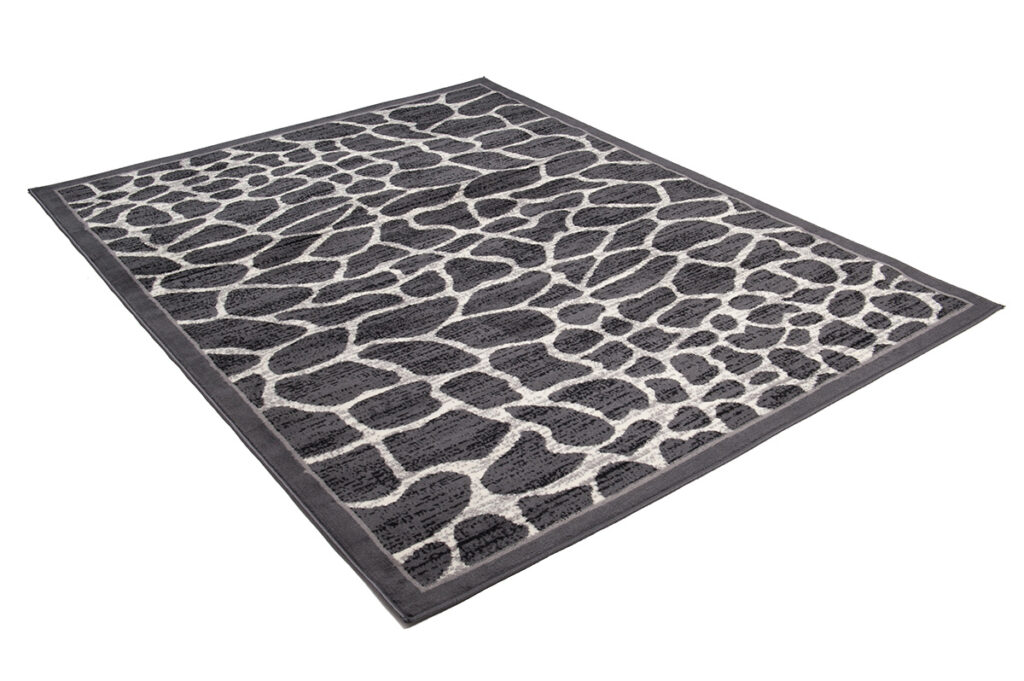 Vloerkleed Dream Donker Grijs Dierenprint Frame