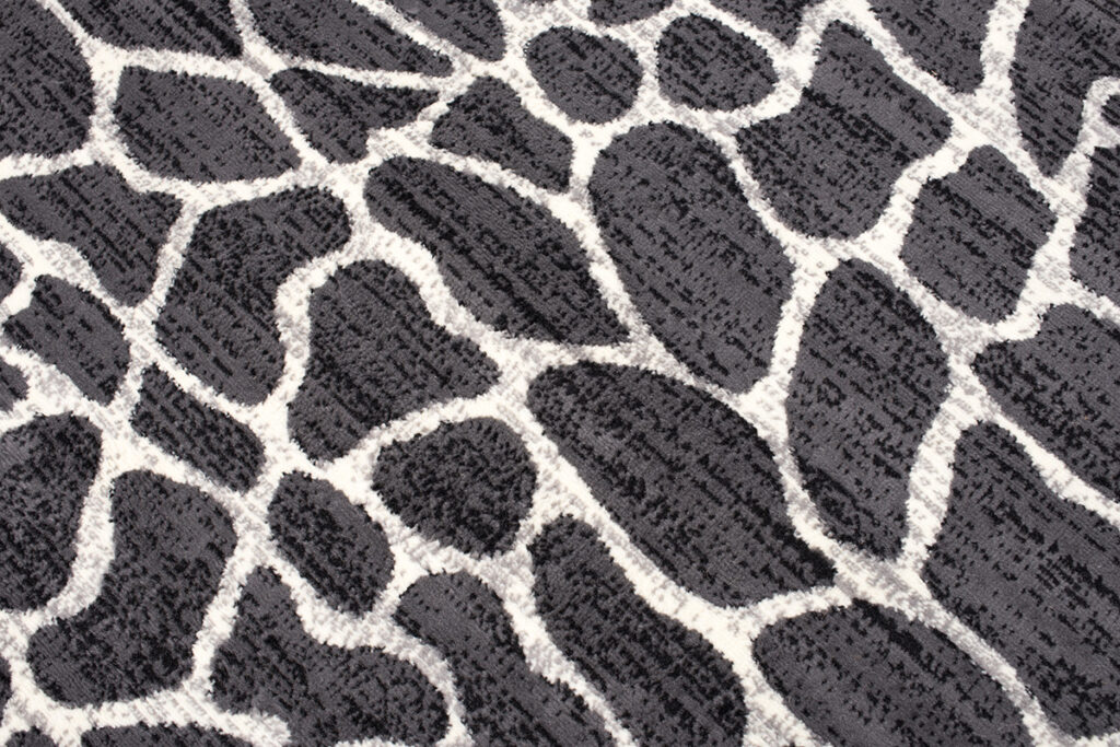 Vloerkleed Dream Donker Grijs Dierenprint Frame