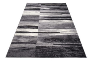 Vloerkleed Dream Abstract Grijs Zwart Lijnen