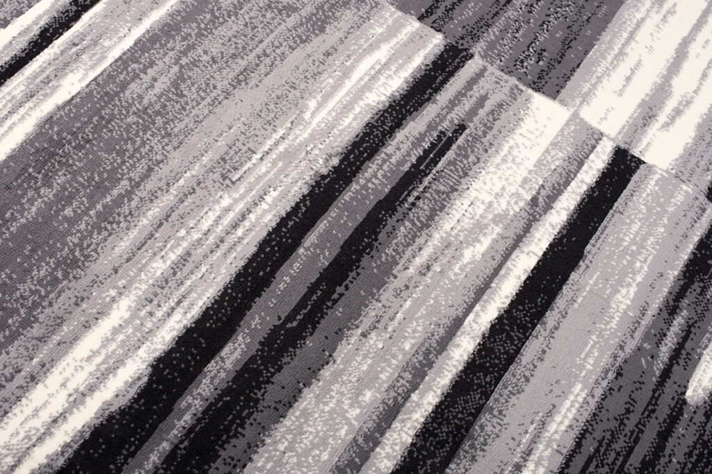Vloerkleed Dream Abstract Grijs Zwart Lijnen