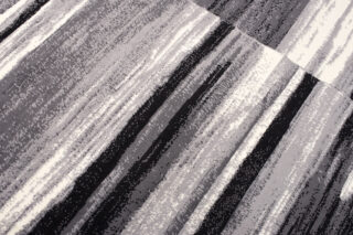 Vloerkleed Dream Abstract Grijs Zwart Lijnen