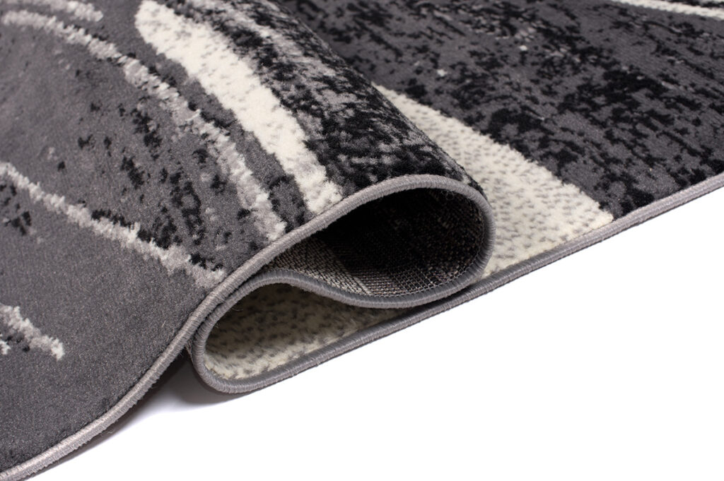 Vloerkleed Dream Donkergrijs Lijnen Abstract Sfeervol