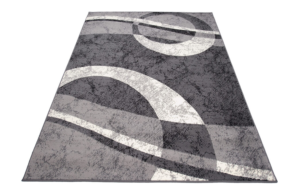 Vloerkleed Dream Geometrisch Donker Grijs Cirkels