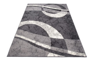 Vloerkleed Dream Geometrisch Donker Grijs Cirkels