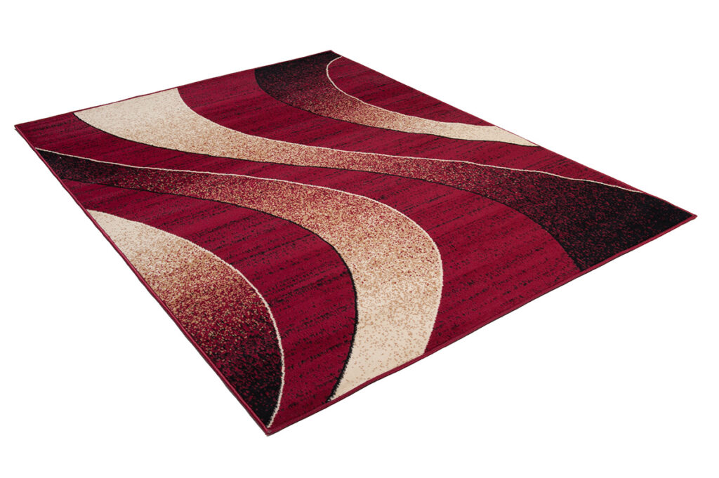 Vloerkleed Dream Modern Rood Beige Golven