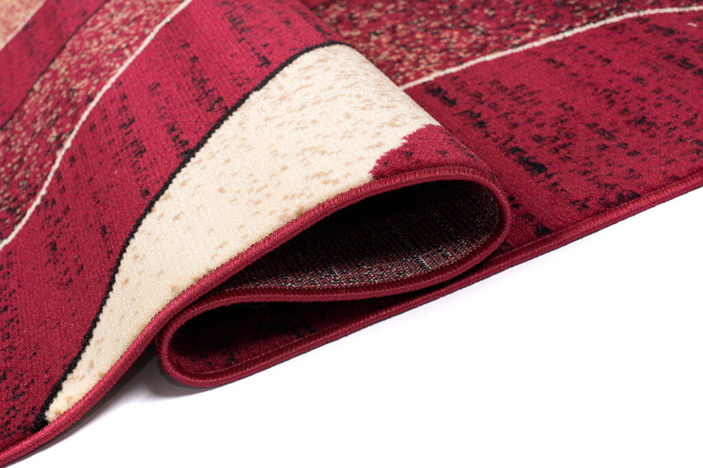 Vloerkleed Dream Modern Rood Beige Golven