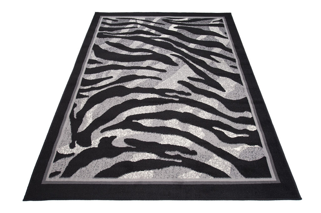 Vloerkleed Dream Modern Grijs Zwart Dierenprint