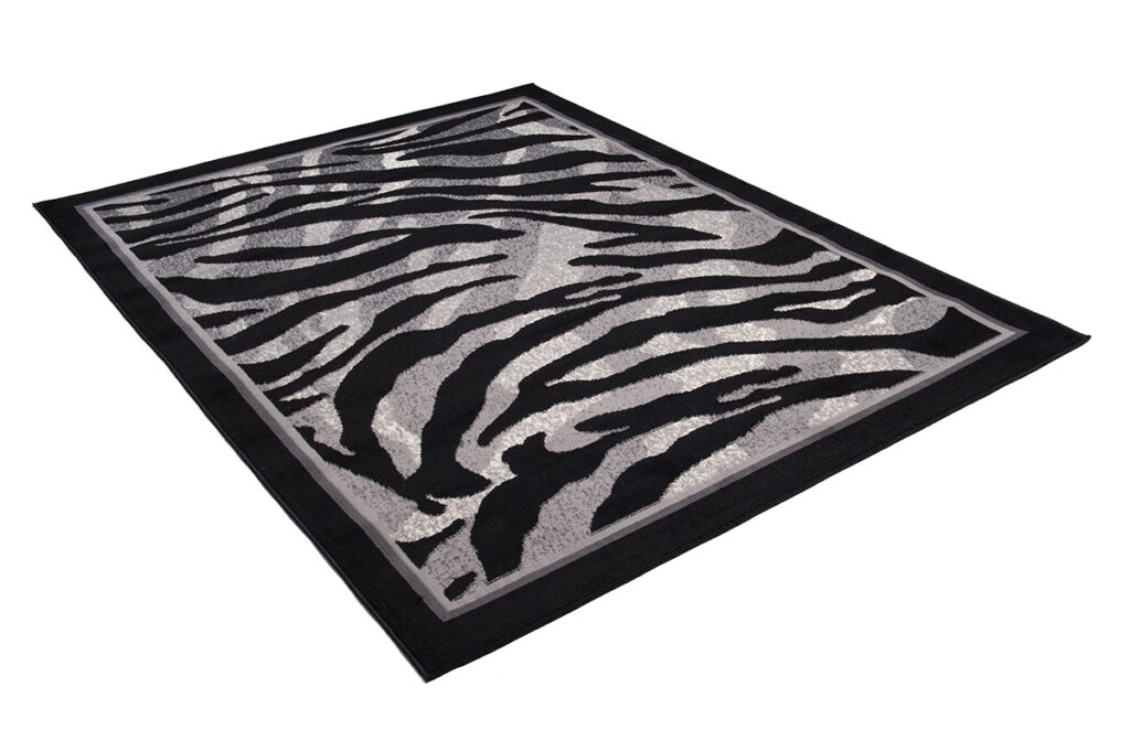 Vloerkleed Dream Modern Grijs Zwart Dierenprint