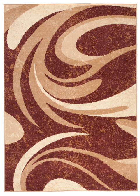 Vloerkleed Dream Abstract Bruin Dunne Golven