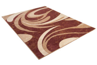 Vloerkleed Dream Abstract Bruin Dunne Golven