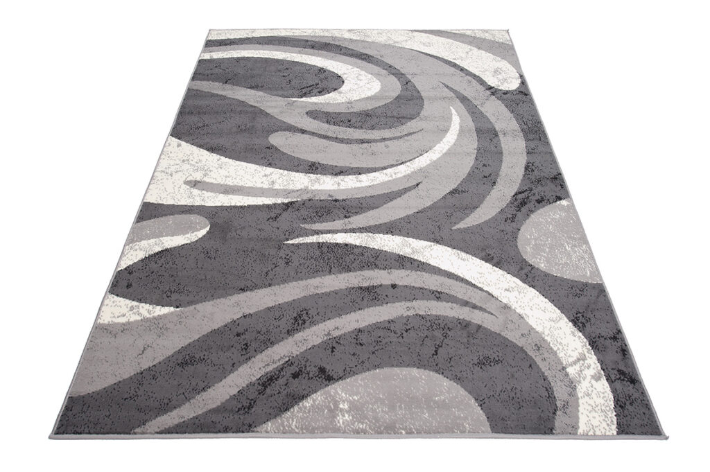 Vloerkleed Dream Abstract Grijs Dunne Golven