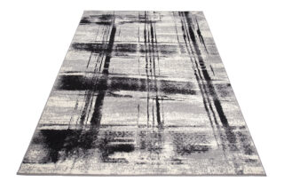 Vloerkleed Dream Grijs Zwart Geometrisch Geruit