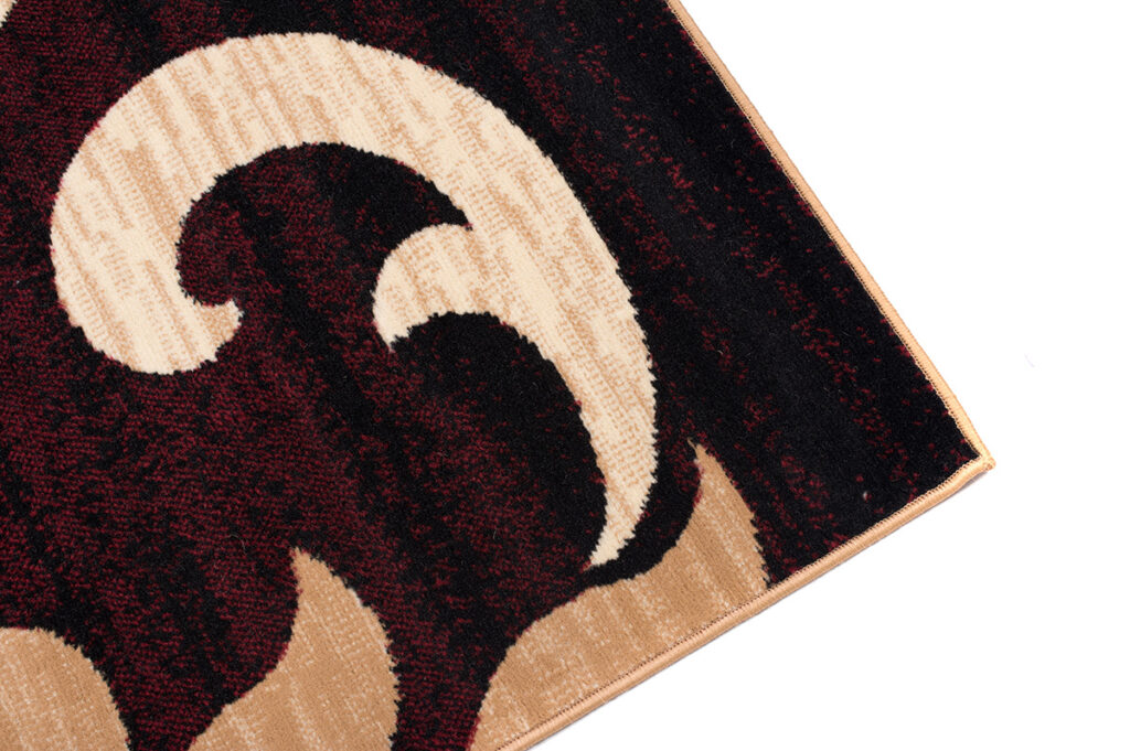 Vloerkleed Dream Rood Creme Ornamenten Bladeren