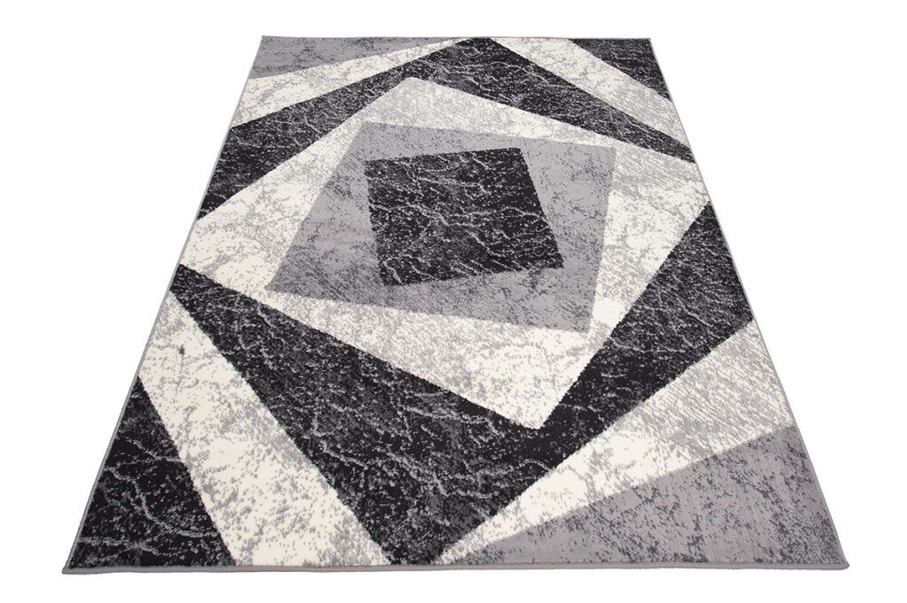 Vloerkleed Dream Geometrisch Grijs Vierkanten