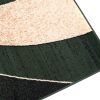 Vloerkleed Dream Modern Donkergroen Beige Golven