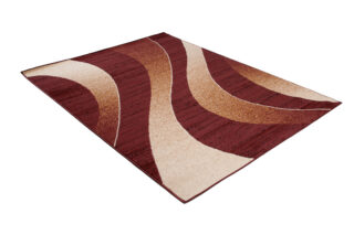 Vloerkleed Dream Modern Donkerbruin Crème Golven