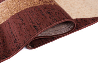 Vloerkleed Dream Modern Donkerbruin Crème Golven