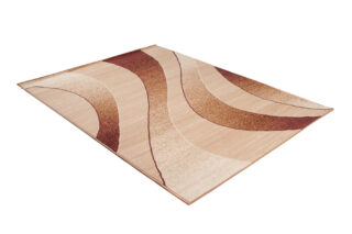 Vloerkleed Dream Modern Lichtbruin Beige Golven