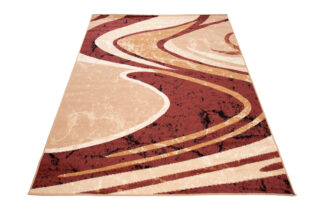 Vloerkleed Dream Abstract Bruin Beige Golven