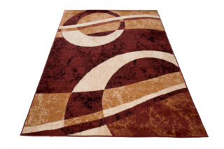Vloerkleed Dream Geometrisch Bruin Beige Cirkels