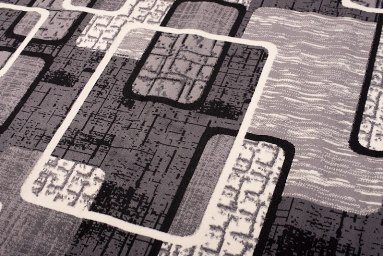 Vloerkleed Dream Grijs Zwart Geometrisch Rechthoeken