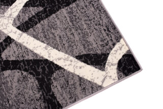 Vloerkleed Dream Grijs Zwart Modern Spinneweb