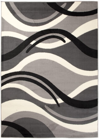 Vloerkleed Dream Grijs Creme Geometrisch Golven