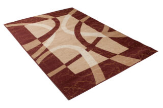 Vloerkleed Dream Bruin Beige Frame Lijnen