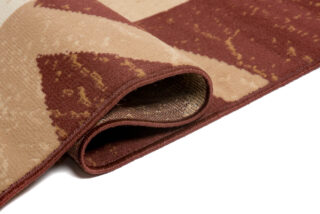Vloerkleed Dream Bruin Beige Frame Lijnen