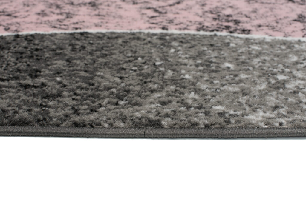 Vloerkleed Dream Modern Grijs Roze Golven
