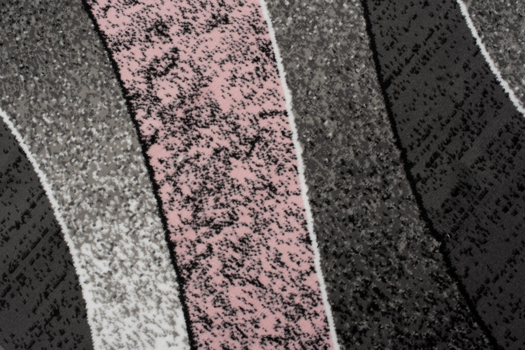 Vloerkleed Dream Modern Grijs Roze Golven