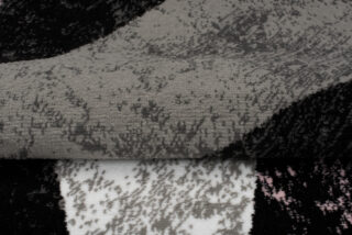 Vloerkleed Dream Geometrisch Grijs Roze Vierkanten
