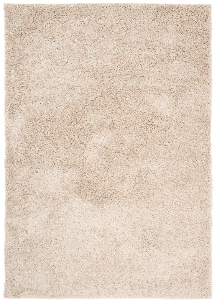 Vloerkleed Essence Shaggy Effen Donker Beige