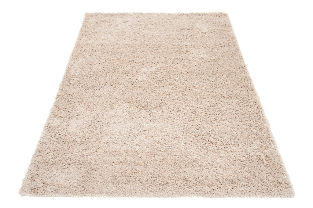 Vloerkleed Essence Shaggy Effen Donker Beige