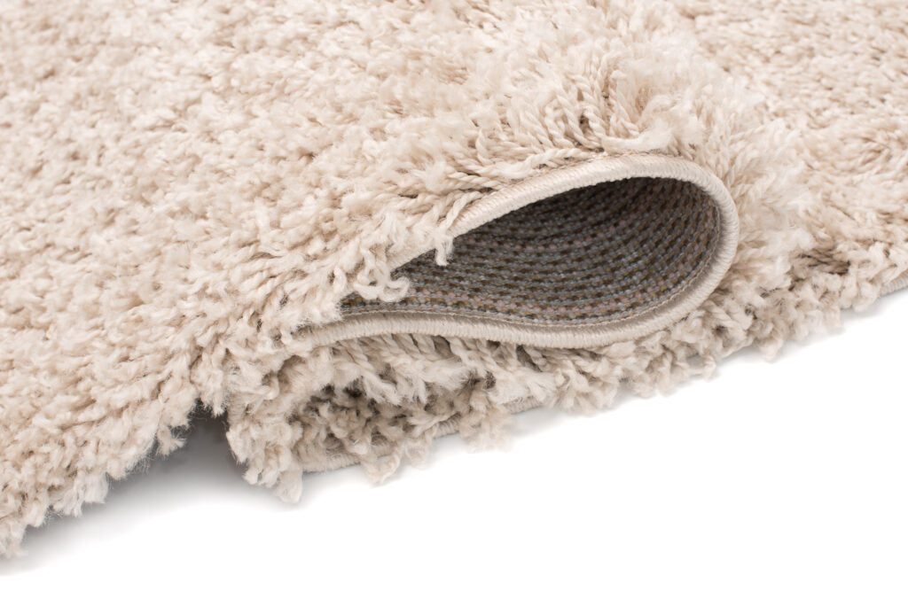 Vloerkleed Essence Shaggy Effen Donker Beige
