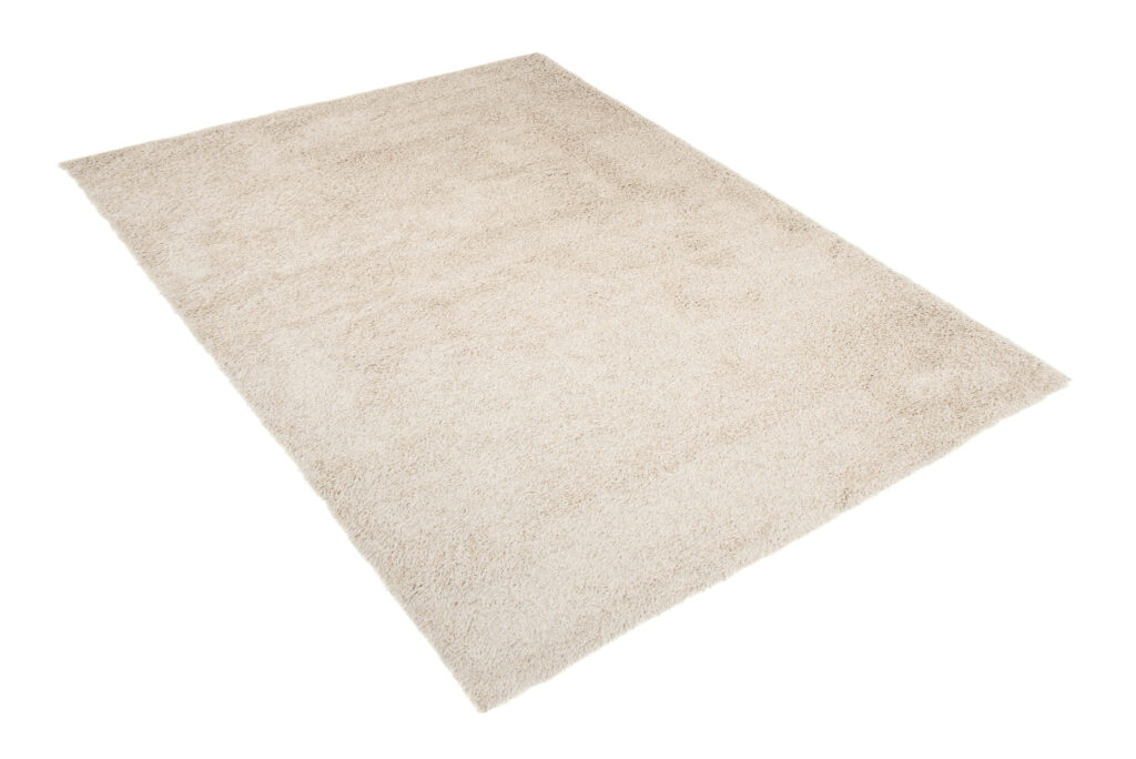 Vloerkleed Essence Shaggy Effen Licht Beige
