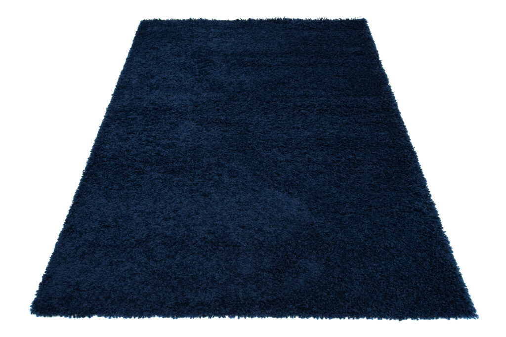 Vloerkleed Essence Shaggy Effen Marineblauw